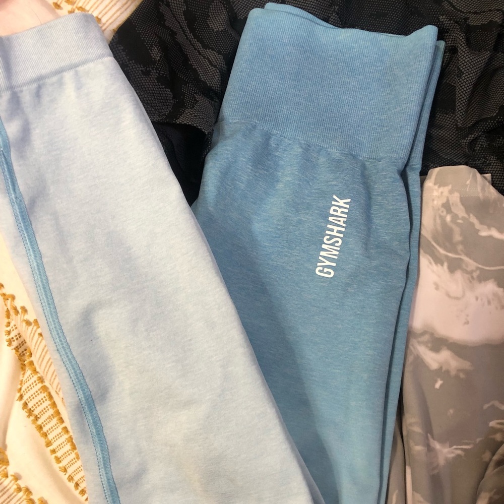 Gymshark blue ombré leggings